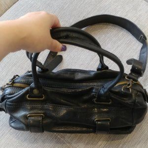 RARE THEORY Black Vintage Mini Satchel or Crossbody